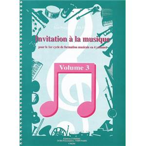 ALEXANDRE JF - INVITATION A  LA MUSIQUE VOL.3 - FORMATION MUSICALE
