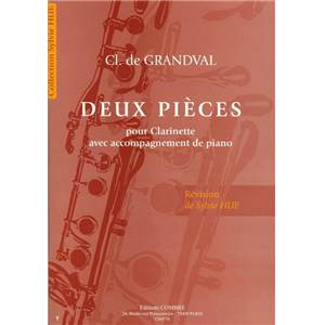 GRANDVAL CL - 2 PIECES - CLARINETTE ET PIANO