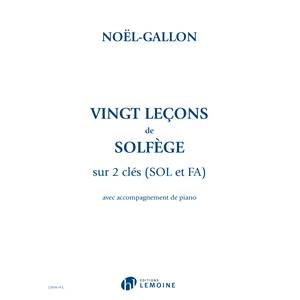 NOEL GALLON - 20 LECONS 2 CLES AVEC ACCOMPAGNEMENT