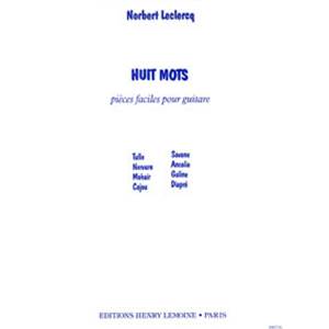LECLERCQ NORBERT - MOTS (8) - GUITARE