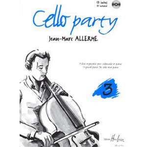 ALLERME JEAN-MARC - CELLO PARTY VOL.3 + CD - VIOLONCELLE ET PIANO
