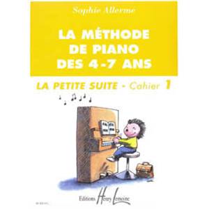 ALLERME LONDOS SOPHIE - METHODE DE PIANO DES 4 7 ANS PETITE SUITE VOL.1