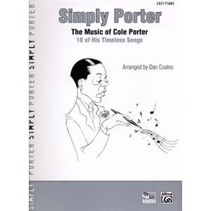 PORTER COLE - SIMPLY PORTER 18 OF HISTIMELESS SONGS EASY PIANO
