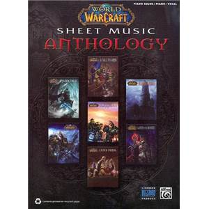 COMPILATION - WORLD OF WARCRAFT (WOW) SHEET MUSIC ANTHOLOGY PIANOS SOLO/VOCAL
