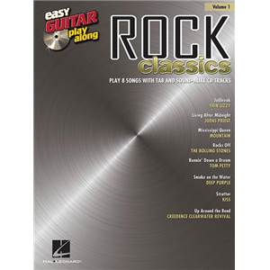 COMPILATION - EASY GUITAR PLAY ALONG VOL.001 ROCK CLASSICS TAB. + CD