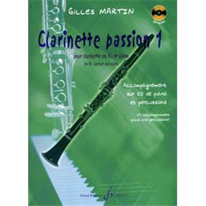 MARTIN G - CLARINETTE PASSION VOL.2 POUR CLARINETTE ET PIANO + CD