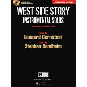 BERNSTEIN LEONARD - WEST SIDE STORY INSTRUMENTAL SOLOS + CD (10 PIECES) - TROMPETTE ET PIANO
