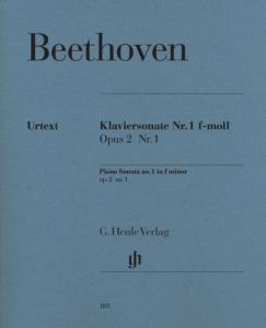 BEETHOVEN  - SONATE No1 OP.2/1 EN FA MINEUR - PIANO - EPUISE 