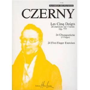 CZERNY CARL - LES 5 DOIGTS OP.777
