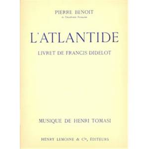 TOMASI HENRI - L'ATLANTIDE - CHOEUR ET ORCHESTRE (CONDUCTEUR)