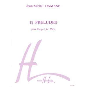 JEAN-MICHEL DAMASE - 12 PRELUDES - HARPE