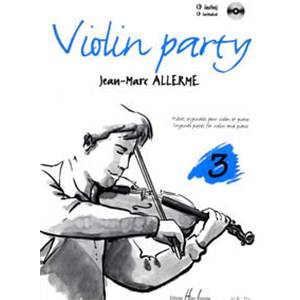 ALLERME JEAN-MARC - VIOLIN PARTY VOL.3 + CD - VIOLON ET PIANO