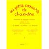 FEUILLARD LOUIS R - LES PETITS CONCERTS DE CHAMBRE VOL.1 - VIOLON, VIOLONCELLE ET PIANO