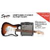PACK GUITARE ELECTRIQUE SQUIER SHORT SCALE STRAT SS SQ10G BSB 030 1812 432