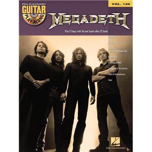 MEGADETH - GUITAR PLAY ALONG VOL.129 + CD