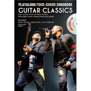 COMPILATION - PLAY ALONG 4 CHORD SONGBOOK GUITAR CLASSICS + CD