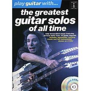COMPILATION - PLAY GUITAR WITH THE GREATEST SOLOS OF ALL TIME GUIT. TAB. + CD Épuisé