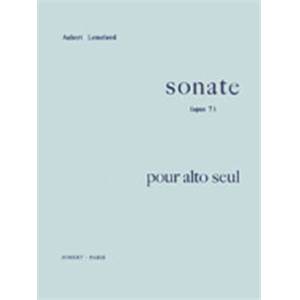 LEMELAND AUBERT - SONATE OP.7 POUR ALTO SEUL - ALTO SOLO