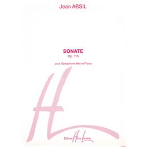 JEAN ABSIL - SONATE OP.115 - SAXOPHONE MIB ET PIANO