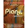 GAINSBOURG SERGE - PIANO SIGNATURE 5 RECUEILS EN 1 + CD