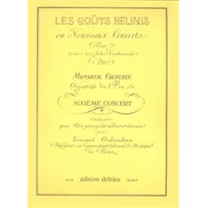 COUPERIN FRANCOIS - CONCERT N°6 - LES GOUTS REUNIS - FLUTE ET PIANO