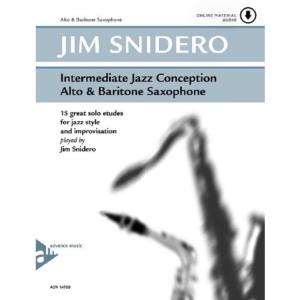 SNIDERO JIM - INTERMEDIATE JAZZ CONCEPTION ALTO SAXOPHONE-AO