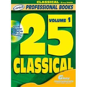 COMPILATION - 25 CLASSICAL FOR C INSTRUMENTS VOL.1 + CD