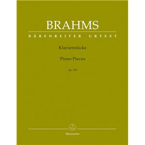 BRAHMS - PIECES POUR PIANO OPUS 118 - PIANO
