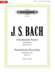 BACH JEAN SEBASTIEN - SUITES FRANCAISES BWV812-817 ET OUVERTURE FRANCAISE BWV831 - PIANO