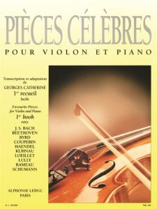COMPILATION - PIECES CELEBRES FACILES VOLUME 1 - VIOLON ET PIANO