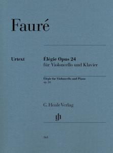 FAURE GABRIEL - ELEGIE OP.24 - VIOLONCELLE ET PIANO