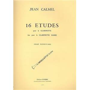 CALMEL JEAN - ETUDES (16) - CLARINETTE