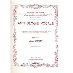 MERIOT MICHEL - ANTHOLOGIE VOCALE - 21 MELODIES A  CHANTER AVEC PIANO - FORMATION MUSICALE EPUISE