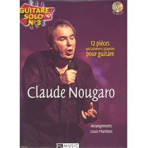 NOUGARO CLAUDE - GUITARE SOLO VOL.3 + CD