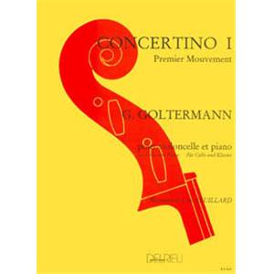 GOLTERMANN GEORG - CONCERTO N°1 OP.14 EN LA MIN. - 1ER MOUVEMENT - VIOLONCELLE ET PIANO