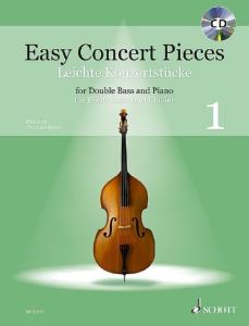 EASY CONCERT PIECES VOL.1 +CD - CONTREBASSE ET PIANO
