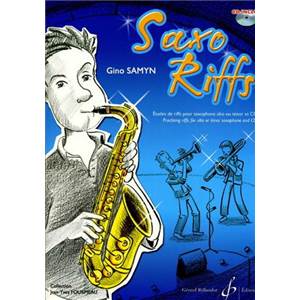 SAMYN GINO - SAXO RIFFS ETUDE DE RIFFS POUR SAXOPHONE + CD