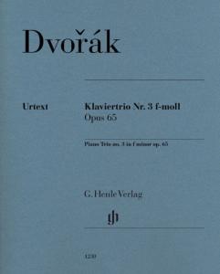 DVORAK ANTON - TRIO CORDES ET PIANO No3 OP.65  EN FA MINEUR - CONDUCTEUR ET PARTIES SEPAREES