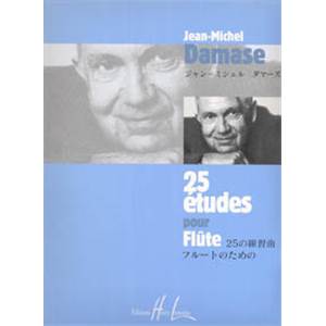 JEAN-MICHEL DAMASE - 25 ETUDES - FLUTE