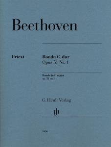 BEETHOVEN LUDWIG VAN - RONDO OPUS 51/1 EN DO MAJEUR NVELLE EDITION - PIANO
