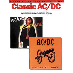 AC/DC - CLASSIC GUITAR TAB.