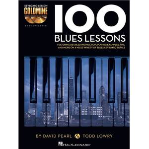 DENEFF / EDSTROM - 100 BLUES LESSONS KEYBOARD LESSON GOLDMINE SERIES + 2 CD