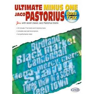 PASTORIUS JACO - ULTIMATE MINUS ONE BASS TRAX + CD