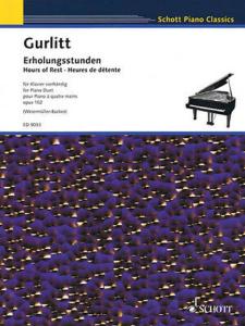 GURLITT CORNELIUS - HEURES DE DETENTE OP.102 - PIANO A 4 MAINS