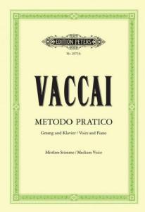 VACCAI NICOLA - METHODE PRATIQUE (IT-ALL-FR-ANG) - VOIX MOYENNE ET PIANO