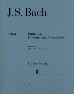 BACH JEAN SEBASTIEN - INVENTIONS A TROIS VOIX BWV 787 A BWV 801 NOUVELLE VERSION - PIANO