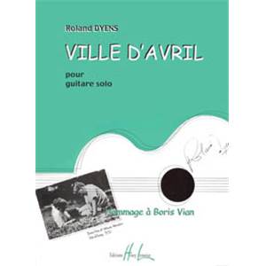 DYENS ROLAND - VILLE D'AVRIL - 4 GUITARES OU ENSEMBLE DE GUITARES