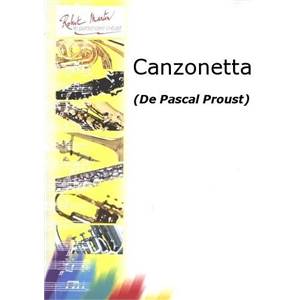 PROUST PASCAL - CANZONETTA POUR VIOLON ALTO ET PIANO CYCLE 1