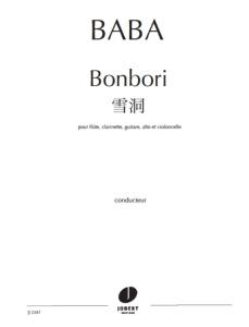 BABA NORIKO - BONBORI - CONDUCTEUR ET PARTIES SEPAREES