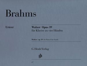 BRAHMS JOHANNES - VALSES OP.39 - PIANO A 4 MAINS